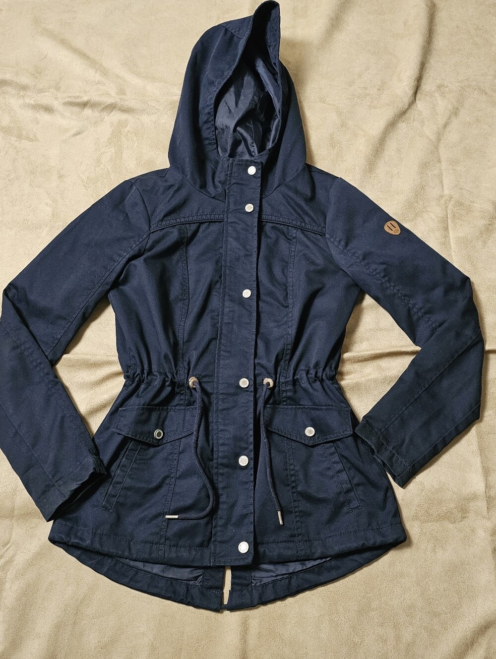 ONLY Women's Hooded Anorak Jacket - Navy - S